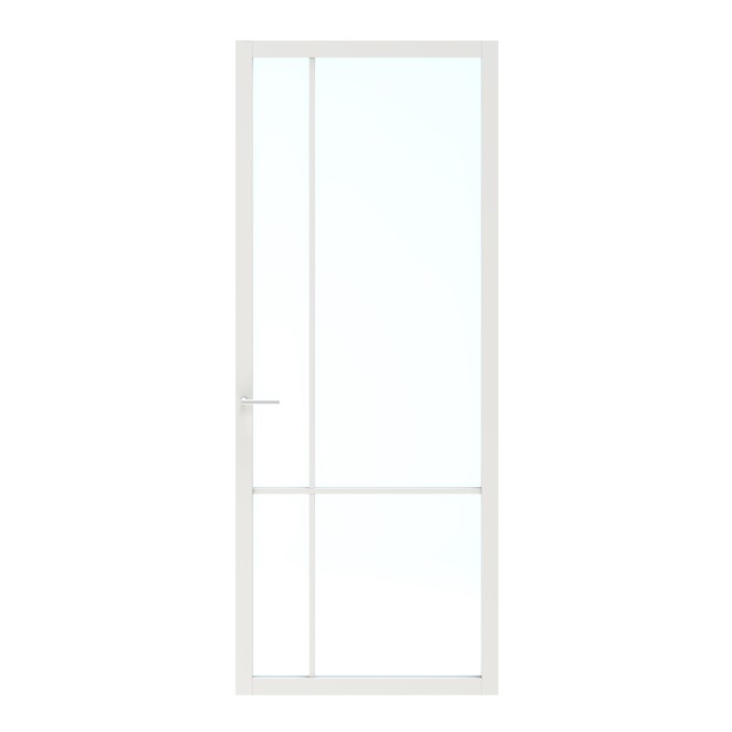 Binnendeur Skantrae SSL 14609 Blank Glas Wit Gelakt